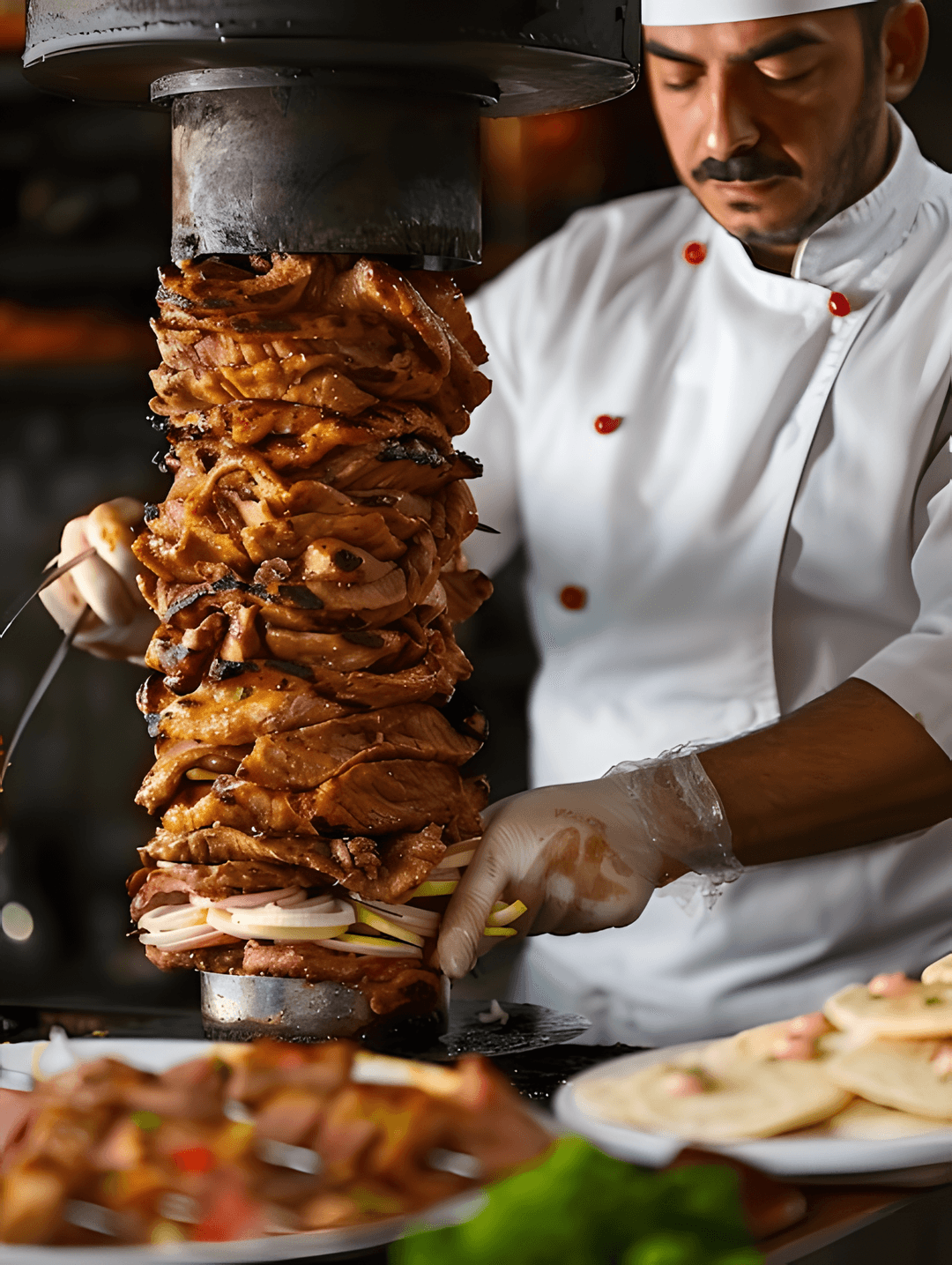 chef preparing food